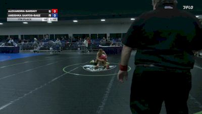 112 lbs 7th Place - Alexandria Barskiy, NJ vs Aneishka Santos-Baez, Pr