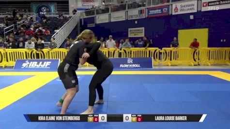 Laura Louise Barker vs Kira Elaine Von Steinbergs 2025 Pan IBJJF Jiu-Jitsu No-Gi Championship