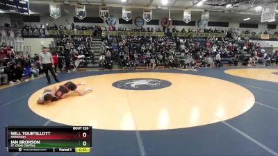 150 lbs Cons. Round 1 - Ian Bronson, St. Croix Central vs Will Tourtillott, Marathon