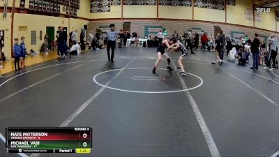 80 lbs Round 3 (10 Team) - Michael Vasi, Mat Warriors vs Nate Patterson, Virginia Patriots