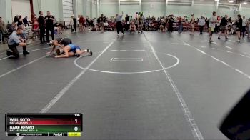 106 lbs Round 2 (8 Team) - Will Soto, Mat Assassins vs Gabe Benyo, Mat Assassins Red