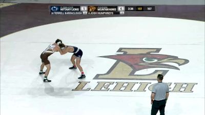 157 lbs -  Terrell Barraclough, Penn State vs Josh Humphreys, Lehigh