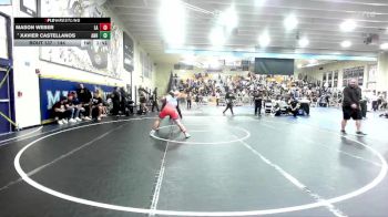144 lbs Champ. Round 2 - Xavier Castellanos, Anaheim vs Mason Weber, Los Alamitos
