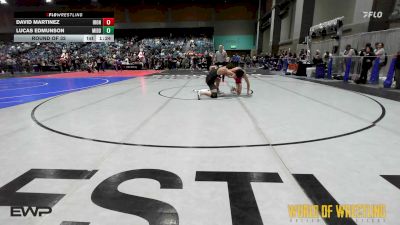 157 lbs Round Of 32 - David Martinez, Iron Eagle Wrestling Club vs Lucas Edmunson, Middleton Vikings Wrestling Club