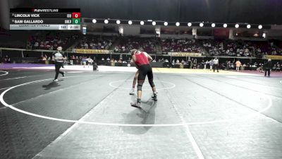 157 lbs Quarterfinal - Lincoln Vick, Iowa State vs Sam Gallardo, UNLV