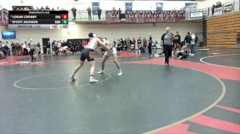 175 lbs 1st Place Match - Wyatt Jackson, Banks vs Logan Crosby, Sprague