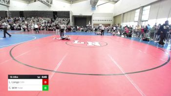 78-M lbs Quarterfinal - Luke Longo, Clearview vs Cale Witt, Team 209