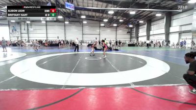 107 lbs Rr Rnd 3 - Alison Leon, Cowrock WC - HSG vs Brittany Hart, AK Wrestling Foundation - HSG