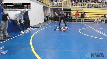 45 lbs Round Of 32 - Jolie Gentry, Huskey Wrestling Club vs Jaggar Ventresca, Team Guthrie Wrestling