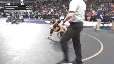 126 lbs Consi Of 32 #2 - Mahrean Samimi, Mira Loma (SJ) vs Aaron Klein, Poway (SD)