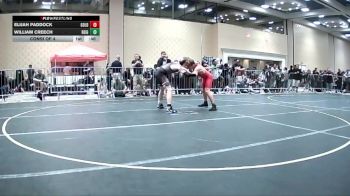 130 lbs Consi Of 4 - Elijah Paddock, Gold Rush Wr Ac vs William Creech, Reign WC