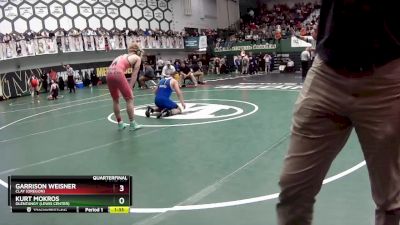 126 lbs Quarterfinal - Kurt Mokros, Olentangy (Lewis Center) vs Garrison Weisner, Clay (Oregon)