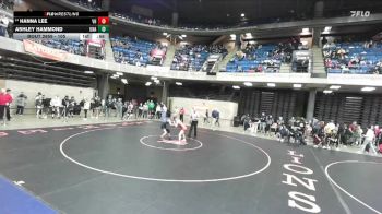 105 lbs Quarterfinal - Hanna Lee, Vernon Hills vs Ashley Hammond, Unattached
