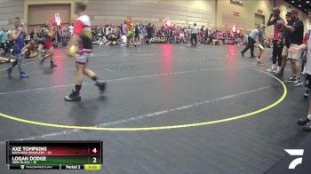 70 lbs Round 2 (6 Team) - Easton Kommick, Ares Black vs Rylan Joustra, Backyard Brawlers