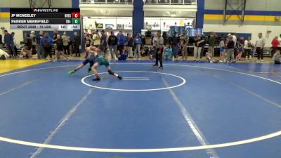 78 lbs Consy 2 - JP McNeeley, Brecksville vs Parker Merrifield, Tri-State Hammers
