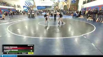 160 lbs Champ. Round 1 - Gunner Meisner, Lewiston vs Ryker Permann, American Falls