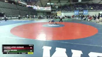 4A 113 lbs Cons. Round 2 - Griffin Walden, Kentridge vs Ulysses Lopez-Vazquez, Glacier Peak