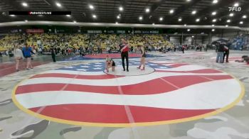 124 lbs Cons. Round 2 - Jordynn Vinson, Stillwater Gladiators vs Aubree Bunner, Stanley Wrestling Club