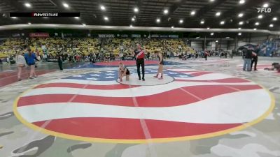 124 lbs Cons. Round 2 - Jordynn Vinson, Stillwater Gladiators vs Aubree Bunner, Stanley Wrestling Club