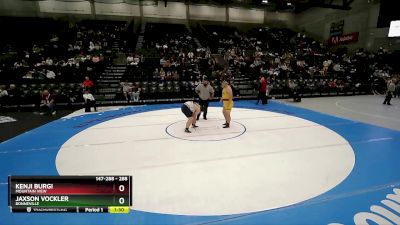 288 lbs Cons. Round 2 - Kenji Burgi, Mountain View vs Jaxson Vockler, Bonneville