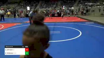 40 lbs Round Of 16 - Andrew Johnson, Ok Pitbull Wrestling vs Kyla Widener, Blackwell Wrestling Club