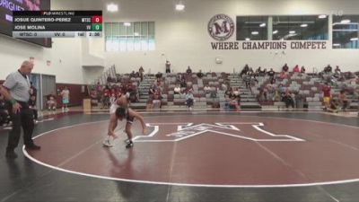 125 lbs Placement Matches (16 Team) - Josue Quintero-Perez, Mt. San Antonio College vs Jose Molina, Victor Valley