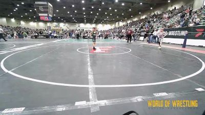 58 lbs Consi Of 16 #2 - Braxton Borer, Hawks WC Lincoln vs Francisco Chacon, Toppenish