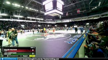 165 lbs Champ. Round 2 - Kaleb Holman, Yelm vs Levi Northam, White River