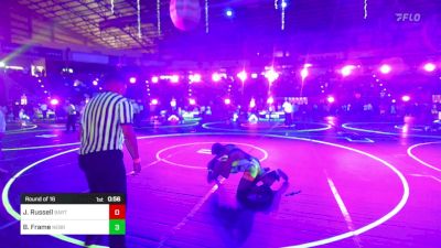 123 lbs Round Of 16 - Jeremiah Russell, Bartlesville WC vs Ben Frame, Nebraska Titans