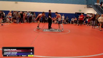 175 lbs Cons. Round 1 - Colton Munns, Madison High School Wrestling vs Connor Woods, Boise Youth Wrestling