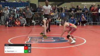 81 lbs Semifinal - Grayson Fuchs, Broad Axe Wrestling Club Red vs Bruno Cassioppi, POWA ES