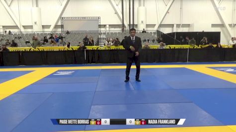 Nadia Frankland vs Paige Ivette Borras 2024 World IBJJF Jiu-Jitsu No-Gi Championship