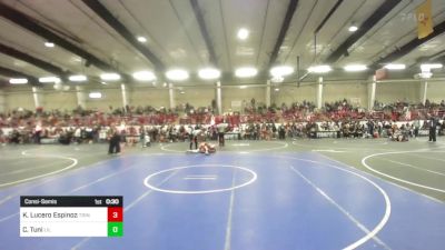 88 lbs Consolation - Keedan Lucero Espinoza, Trinidad Miners vs Cash Tuni, Lil Buckaroos