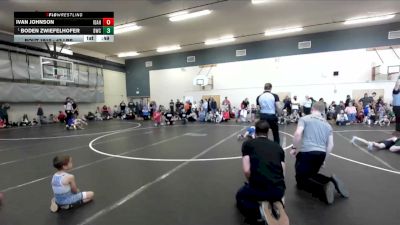43 lbs Quarters - Boden Zwiefelhofer, Bulldog Wrestling Club vs Ivan Johnson, Idaho