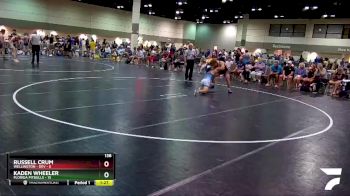 138 lbs Round 1 (6 Team) - Kaden Wheeler, Florida Pitbulls vs Russell Crum, Wellington - Dev