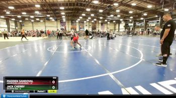 110 lbs Rd# 2 10:30am Friday - Madden Sandoval, Aggression Legionaries vs Jack Cherry, Nauman Red