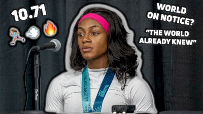 Sha'Carri Richardson And U.S. Team Discuss 100m Olympic Qualifying