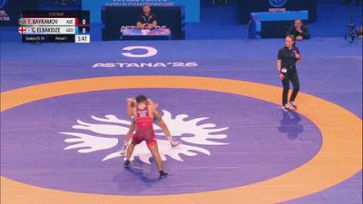 74 kg Qualif. - Turan Bayramov, Azerbaijan vs Giorgi Elbakidze, Georgia