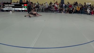 65 lbs Cons. Round 3 - Ryker Hall, DC Elite vs Kade Brannan, Coyote Wrestling Club