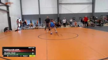 117 lbs Cons. Semi - Isabella De Leon, FordDynastyWrestlingClub vs Selena Colo, Reactor Wrestling Club