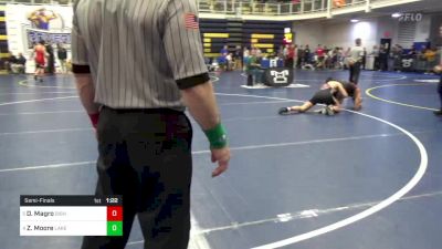 152 lbs Semifinal - Devon Magro, Bishop McCort vs Zeno Moore, Lake Highland Prep-FL