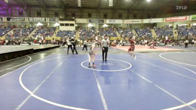 75 lbs Round Of 32 - Jayden Vance, Ortega Middle School vs Stockton Sharon, Fowler