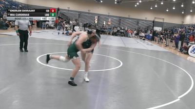 165 lbs Quarterfinal - Mia Cardenas, Langley vs Enerlen Davaajav, Freedom (South Riding)