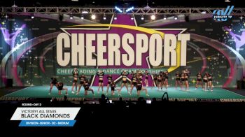 Victory! All Stars - Black Diamonds [2025 L4 Senior - D2 - Medium Day 2] 2025 CHEERSPORT National All Star Cheerleading Championship