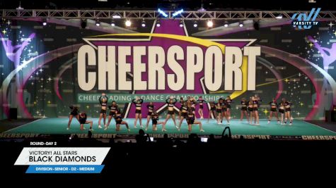Victory! All Stars - Black Diamonds [2025 L4 Senior - D2 - Medium Day 2] 2025 CHEERSPORT National All Star Cheerleading Championship