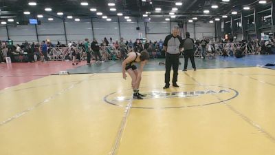 96 lbs Round 2 - 10:45am Saturday - Noah Nelson, Ranger Wrestling Club vs Tatum Beigel, America Elite