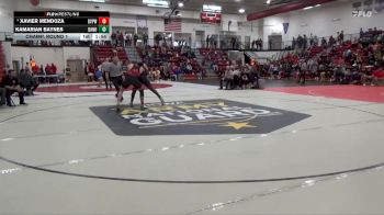 190 lbs Champ. Round 1 - Kamarian Baynes, Davenport North vs Xavier Mendoza, Davenport West