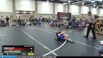 76 lbs Cons. Round 1 - Alexander Whitted, Cookeville Youth Wrestling vs Kade Schuft, Higher Calling