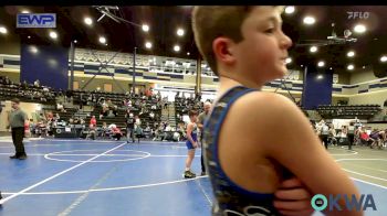 85 lbs 5th Place - Uriah Warfield, Oklahoma Wrestling Academy vs Reid Botchlet, Choctaw Ironman Youth Wrestling