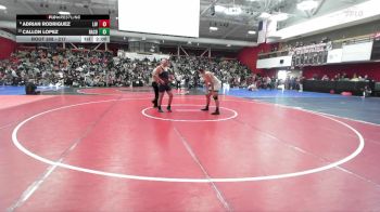 217 lbs Champ. Round 2 - Adrian Rodriguez, Livermore vs Callon Lopez, Rancho Cotate